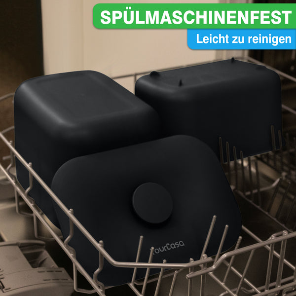 YourCasa® Poubelle à déchets organiques Cuisine Poubelle à compost 4L Cuisine pour le quotidien Conteneur à déchets organiques - Passe au lave-vaisselle - Anti-odeur - Tamis amovible - Petite poubelle à déchets organiques avec couvercle