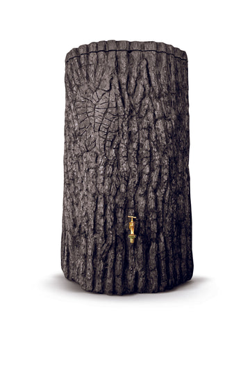 YourCasa Regentonne 475 Liter [Forest] - Naturgetreue Eichenbaum-Optik