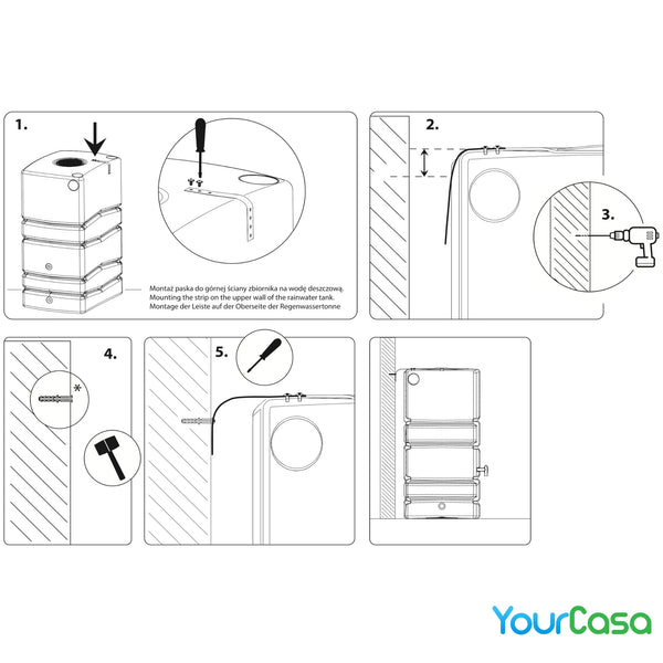 Aqua Wall Regenwassertank 400 L