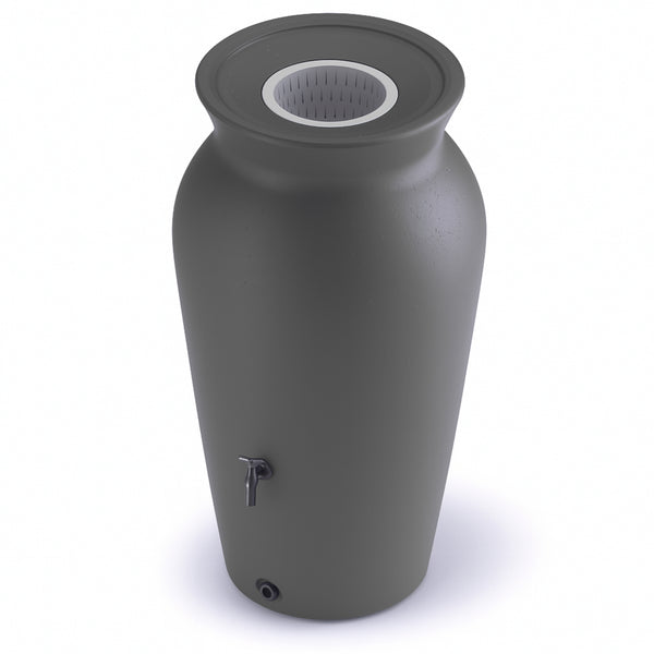 YourCasa Regentonne 120-230 Liter [DropCatcher] mit Filterkorb & Wasserhahn