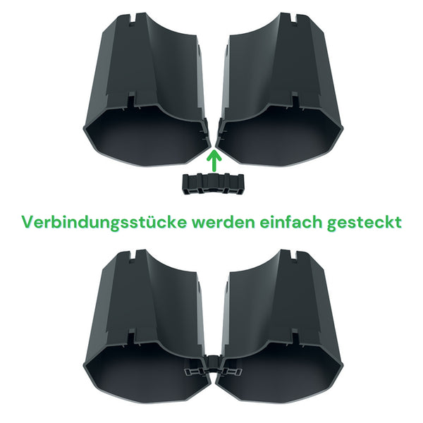 YourCasa Standfuss Sockel für Regentonnen -Modular in 3 Größen verstellbar