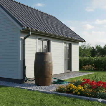 YourCasa Regentonne 250 Liter [Timber] - Frostsicher & UV-beständig