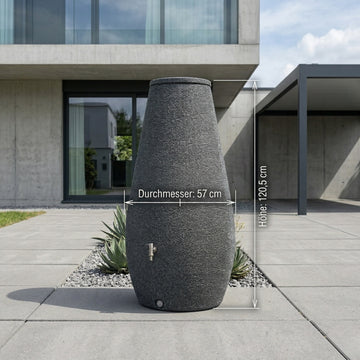 YourCasa Regentonne 200 Liter [EcoDrop] - Nachhaltige Gartenbewässerung