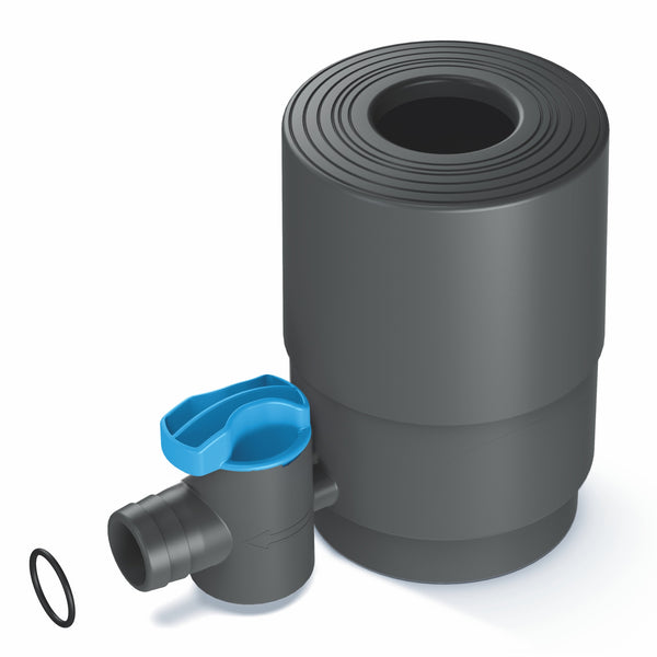 YourCasa® Regensammler [Downpipe50] mit Absperrhahn und Filter