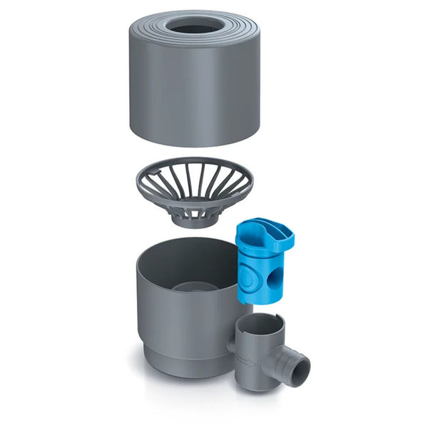 YourCasa® Regensammler [Downpipe50] mit Absperrhahn und Filter