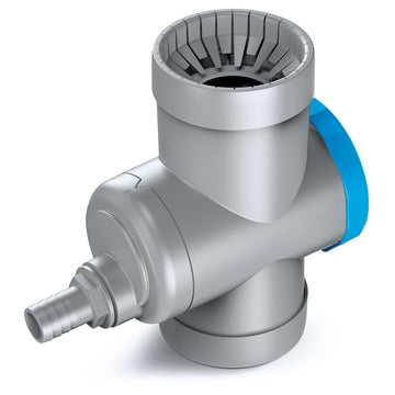 YourCasa® Regensammler [Downpipe70] - Mit Überlaufschutz und Absperrhahn
