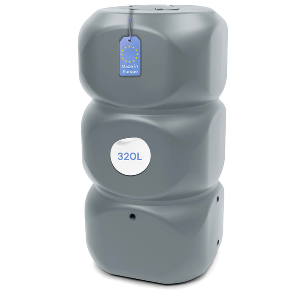 YourCasa Regentonne [Aquablock] - Platzsparend und Stilvoll - 320L