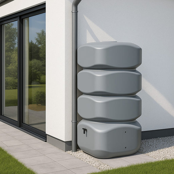 YourCasa Rain Barrel [RainGuard] - Space-saving and stylish - 1000 liters