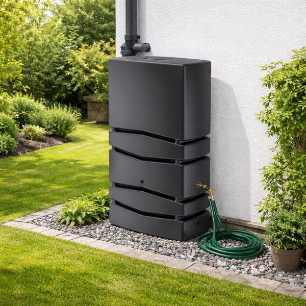 Aqua Silo Regentonne 350-650 Liter Anthrazit – YourCasa