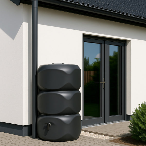 YourCasa Regentonne [Aquablock] - Platzsparend und Stilvoll - 320L